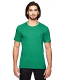 Anvil 6750 by Gildan Tri-Blend T-Shirt in Heather green