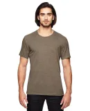 Anvil 6750 by Gildan Tri-Blend T-Shirt in Heather slate