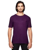 Anvil 6750 by Gildan Tri-Blend T-Shirt in Hth aubergine