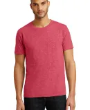 Anvil 6750 by Gildan Tri-Blend T-Shirt in Heather red