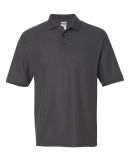  537 Jerzees Men's Easy Care™ Pique Polo in Charcoal grey