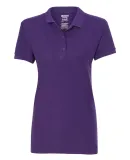 Gildan 82800L Premium Cotton Ladies' Double Piqué PURPLE