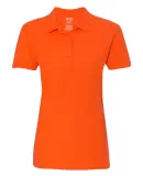 Gildan 82800L Premium Cotton Ladies' Double Piqué ORANGE