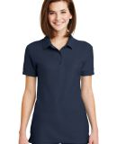 Gildan 82800L Premium Cotton Ladies' Double Piqué in Navy