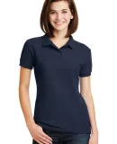 72800L Gildan DryBlend Ladies' Double Piqué Polo in Navy