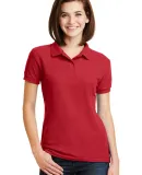 72800L Gildan DryBlend Ladies' Double Piqué Polo in Red