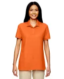 72800L Gildan DryBlend Ladies' Double Piqué Polo in S orange