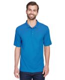 8210 UltraClub® Men's Cool & Dry Mesh Piqué Polo in Pacific blue