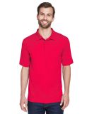 8210 UltraClub® Men's Cool & Dry Mesh Piqué Polo in Red