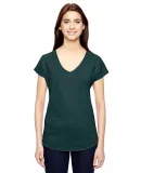 6750VL Anvil - Ladies' Triblend V-Neck T-Shirt  in Hth dark green