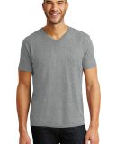 6752 Anvil Triblend V-Neck T-Shirt in Heather grey