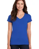 5V00L Gildan Heavy Cotton™ Ladies' V-Neck T-Shir in Royal