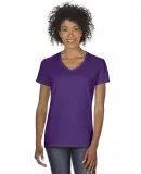 5V00L Gildan Heavy Cotton™ Ladies' V-Neck T-Shir in Purple