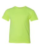 H420Y Hanes Youth X-Temp® Performance T-Shirt Neon Lemon Heather