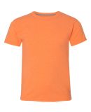 H420Y Hanes Youth X-Temp® Performance T-Shirt Neon Orange Heather
