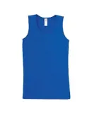 2690 LA T Girls' Fine Jersey Tank in Royal