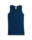 2690 LA T Girls' Fine Jersey Tank in Navy