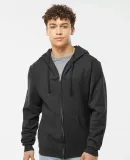 0331 Tultex 80/20 Unisex Zipper Hood  in Black