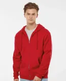 0331 Tultex 80/20 Unisex Zipper Hood  in Red