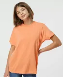 0235TC Tultex Youth Fine Jersey Tee in Heather cantaloupe