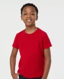 0235TC Tultex Youth Fine Jersey Tee in Red