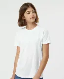 0235TC Tultex Youth Fine Jersey Tee in White