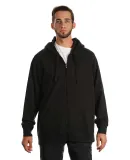 B8615 Burnside - Camo Full-Zip Hooded Sweatshirt Black