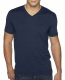 Next Level 6440 Premium Sueded V Neck T Shirts in Midnight navy