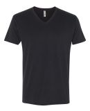 Next Level 6440 Premium Sueded V Neck T Shirts in Black