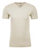 Next Level 6440 Premium Sueded V Neck T Shirts in Natural