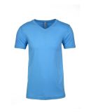 Next Level 6440 Premium Sueded V Neck T Shirts in Turquoise
