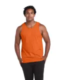 Delta Apparel 21734 Adult Tank Top in Safety orange