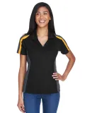 Extreme by Ash City 75119 Ladies Eperformance Stri BLK/ CMPS GOLD