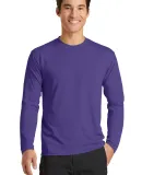 PC381LS Blended long sleeve performance tee shirt  Purple