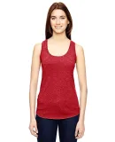 6751L Anvil Ladies' Triblend Racerback Tank in Heather red