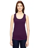 6751L Anvil Ladies' Triblend Racerback Tank in Hth aubergine