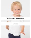 4000W American Apparel Infant Baby Rib Short Sleev White