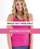 GOPINK-S190TC Ladies' Racerback Blend Tank Heather Fuchsia