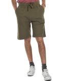 M7640 Cotton Heritage Rib Jogger Shorts in Military green (discontinued)