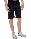 M7640 Cotton Heritage Fleece Rib Jogger Shorts Black