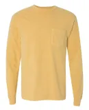 Comfort Colors Long Sleeve Pocket Tee 4410 Mustard