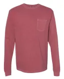 Comfort Colors Long Sleeve Pocket Tee 4410 Brick