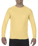 Comfort Colors Long Sleeve Pocket Tee 4410 Butter