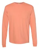 Comfort Colors Long Sleeve Pocket Tee 4410 Terracotta