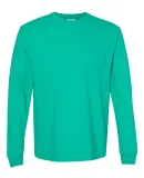 Comfort Colors Long Sleeve Pocket Tee 4410 Island Green