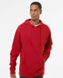 Independent Trading Co. SS4500 Midweight Hoodie in Red