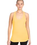 Next Level 1533 The Ideal Racerback Tank in Banana cream