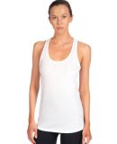 Next Level 1533 The Ideal Racerback Tank in White