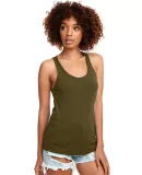 Next Level 1533 The Ideal Racerback Tank in Military green