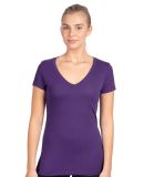 Next Level 1540 Ideal V Neck Wholesale Plain t Shi in Purple rush
